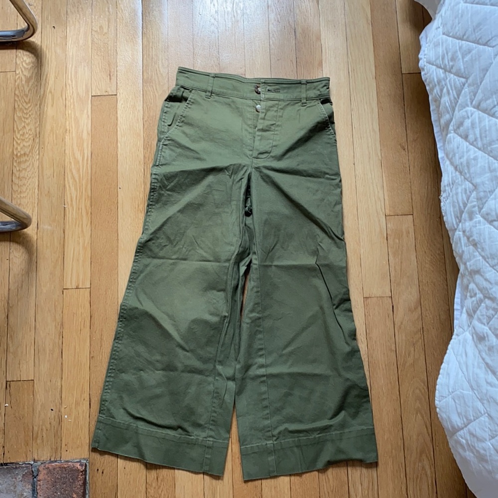 Madewell Green Culottes